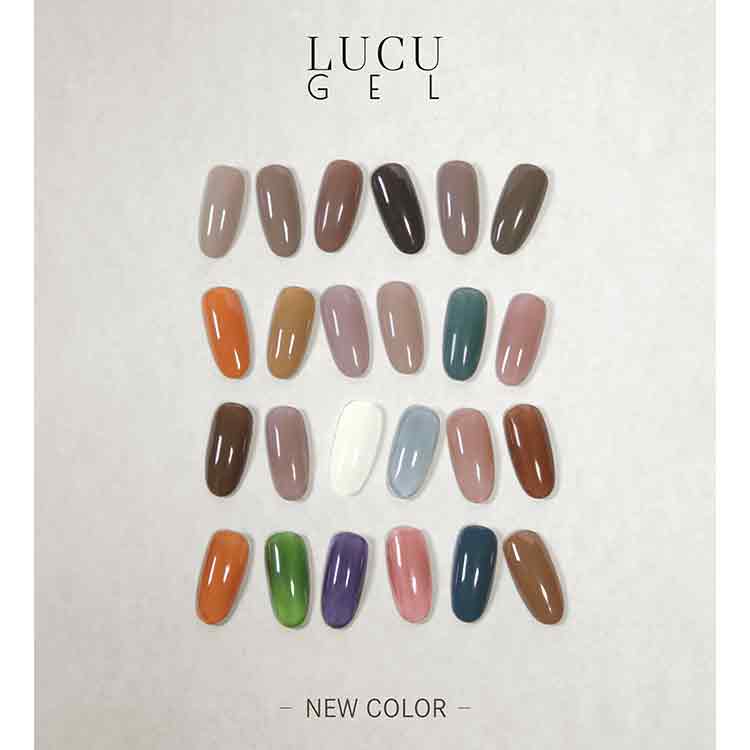 LUCU GEL カラー 3.5g M044 チャコールブラック