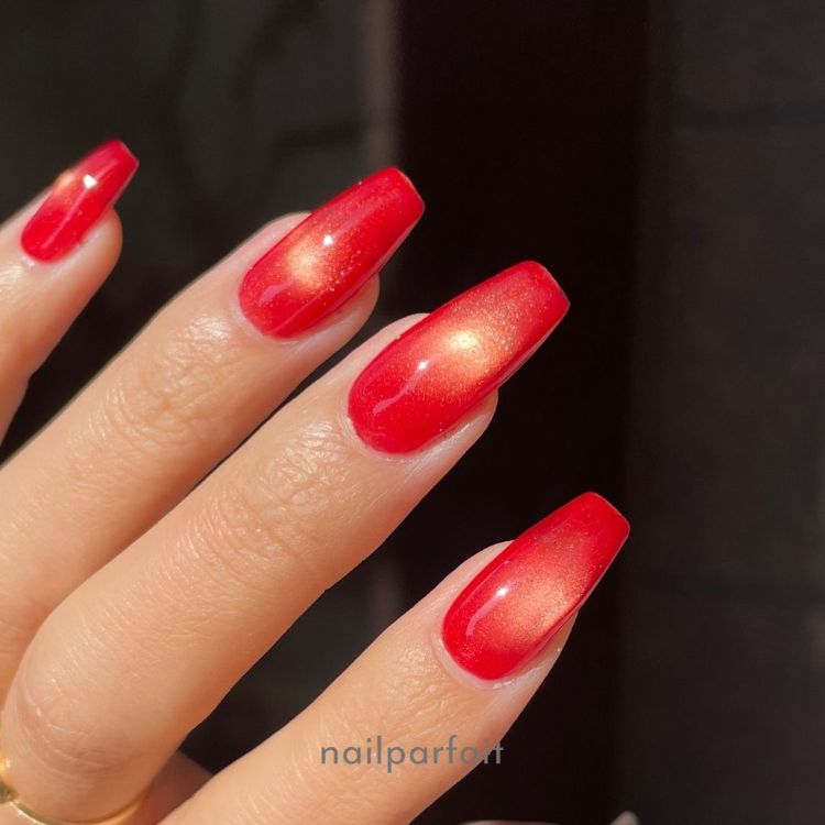 ネイルパフェ　カラージェル　深紅　MG31