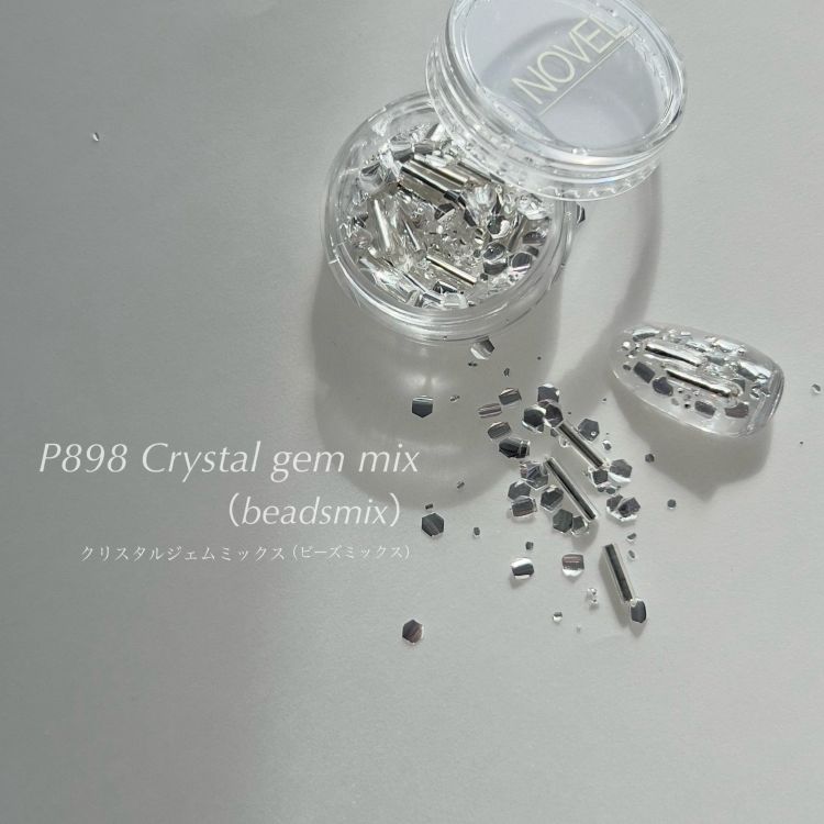 NOVEL P898 クリスタルジェムミックス ビーズミックス
