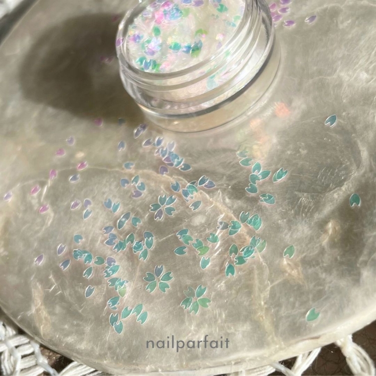 お取り寄せ ネイルパフェ mini桜ホログラム 風花桜