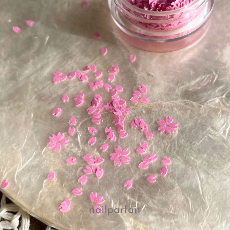 お取り寄せ ネイルパフェ mini桜ホログラム 恋紅桜