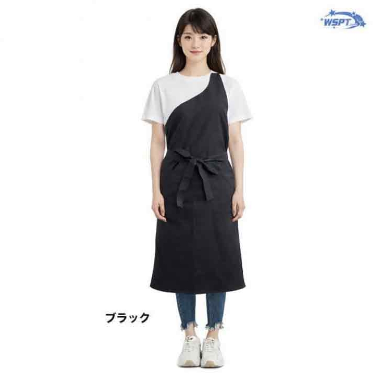 お取り寄せ StarBits byWSPTJAPAN サロンエプロンプロ　ブラック　撥水