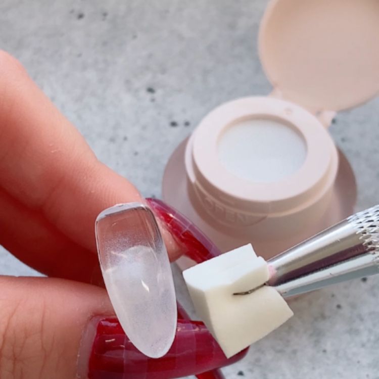 お取り寄せ Risingel ふわぽんジェル　ホワイト&ブラック 2色セット