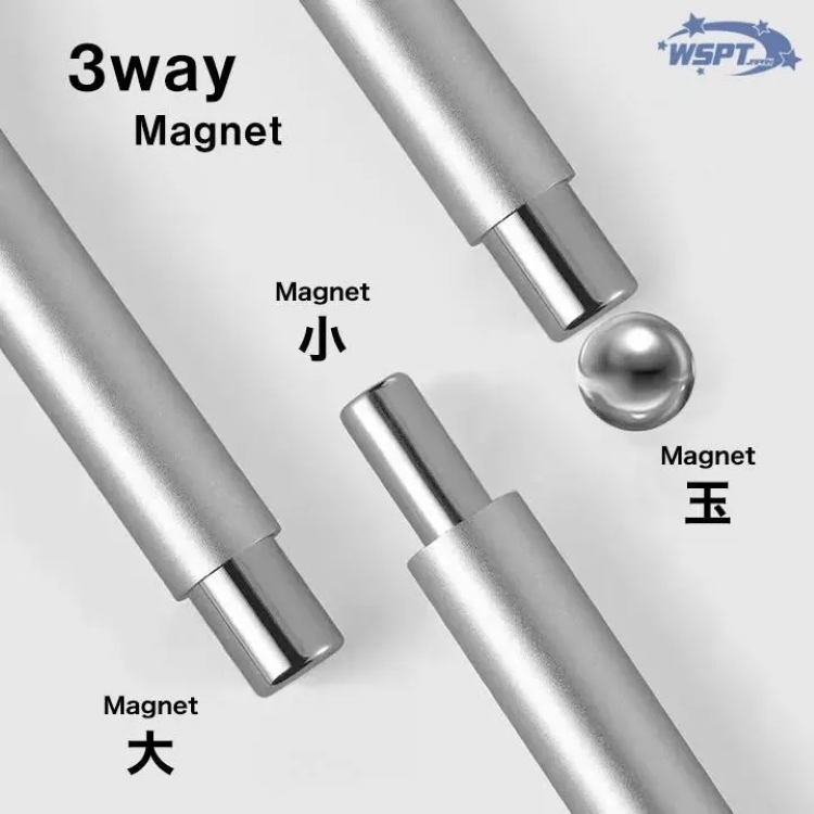 お取り寄せ StarBits byWSPTJAPAN 3Way　ボールマグネットスティック　シルバー