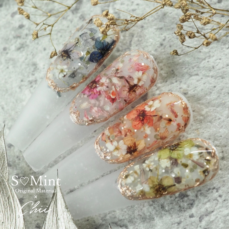数量限定 SMint ×Chii Acrylic Powder Dusty Petal 4色セット
