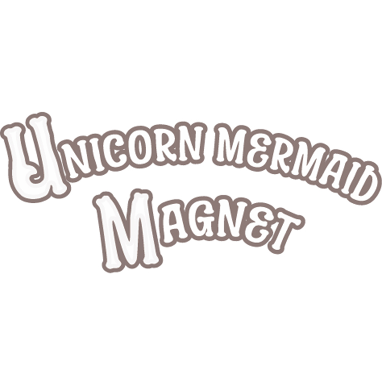 KOKOIST Unicorn Mermaid Magnet UMM-03 Green Atlantis