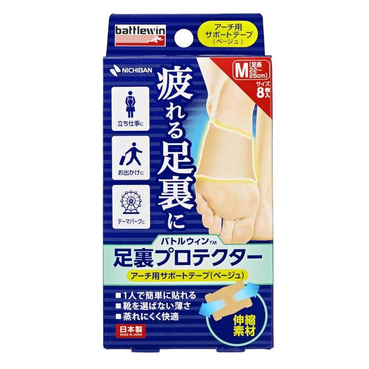 お取り寄せ ニチバン ＢＷ足裏プロテクター Ｍサイズ