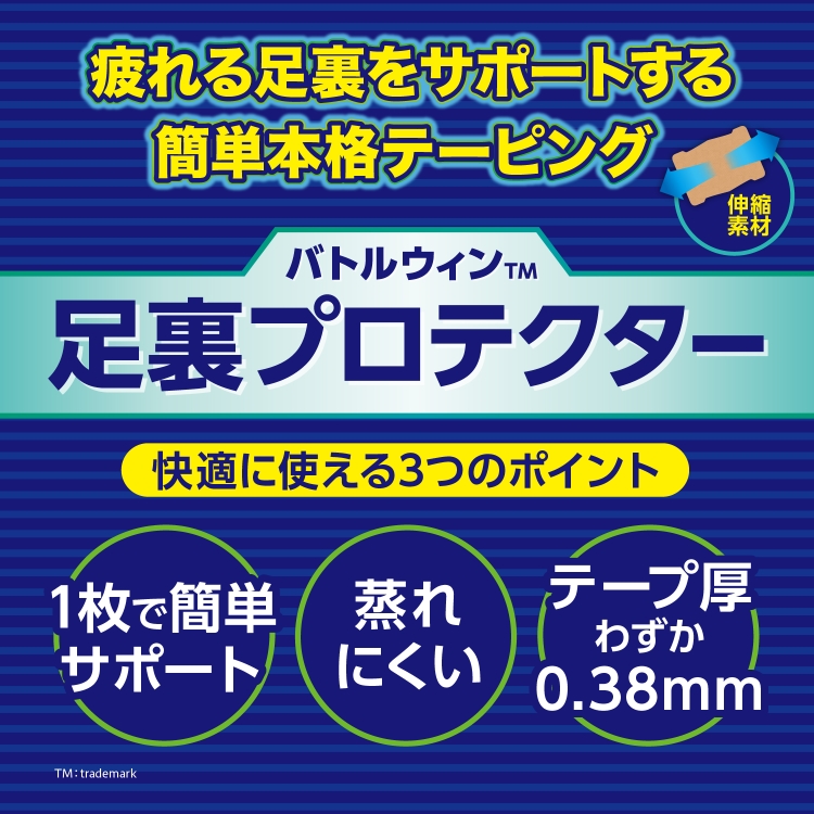お取り寄せ ニチバン ＢＷ足裏プロテクター Ｍサイズ