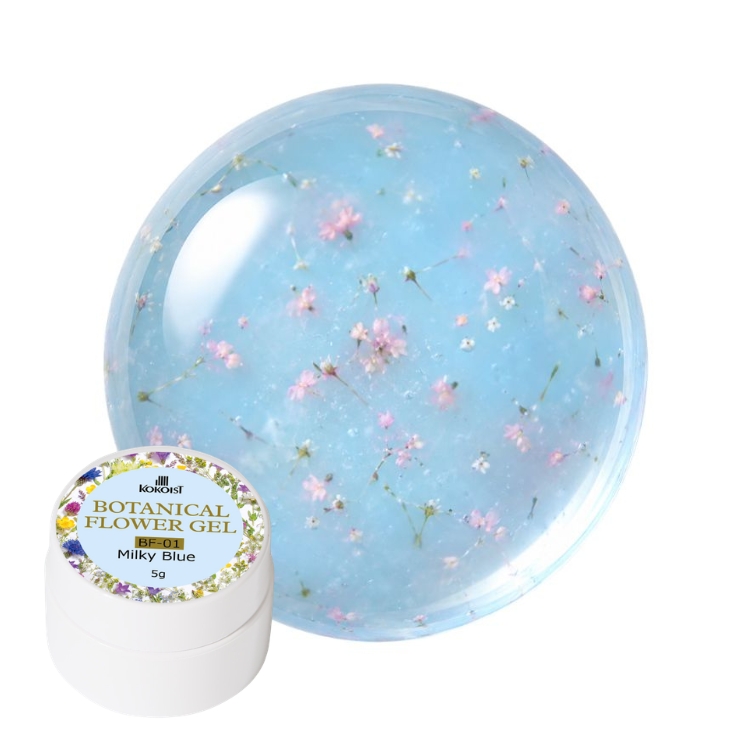 KOKOIST BOTANICAL FLOWER GEL 5g BF-01 Milky Blue