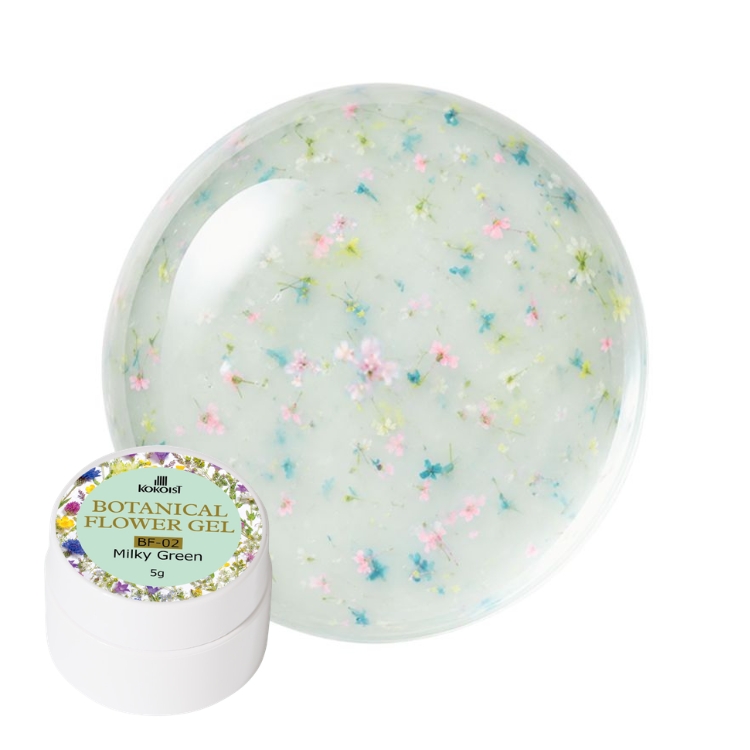 KOKOIST BOTANICAL FLOWER GEL 5g BF-02 Milky Green