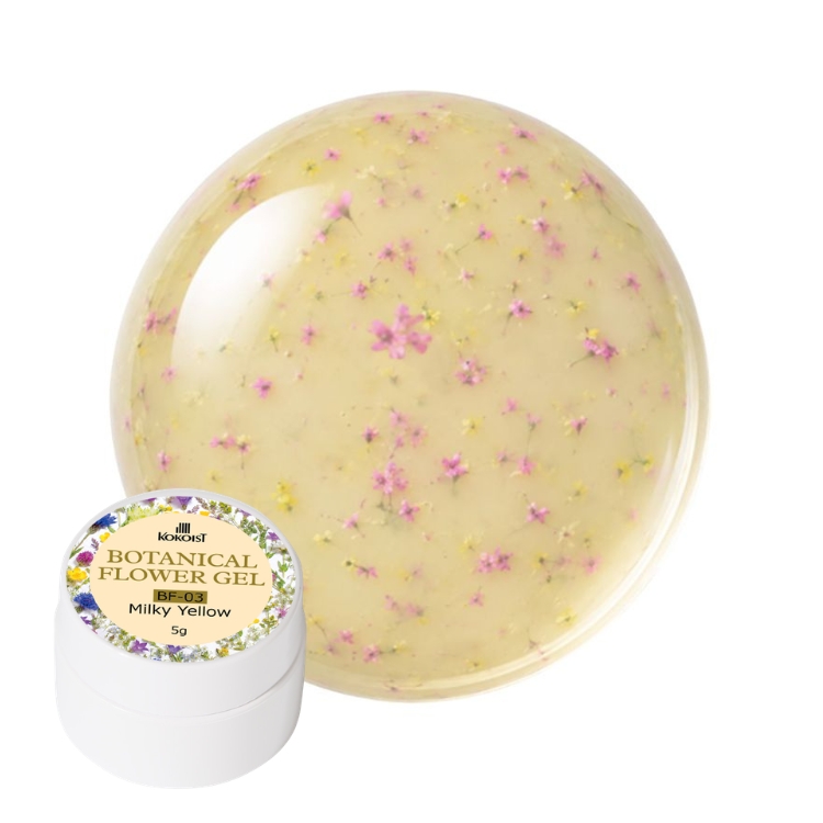 KOKOIST BOTANICAL FLOWER GEL 5g BF-03 Milky Yellow