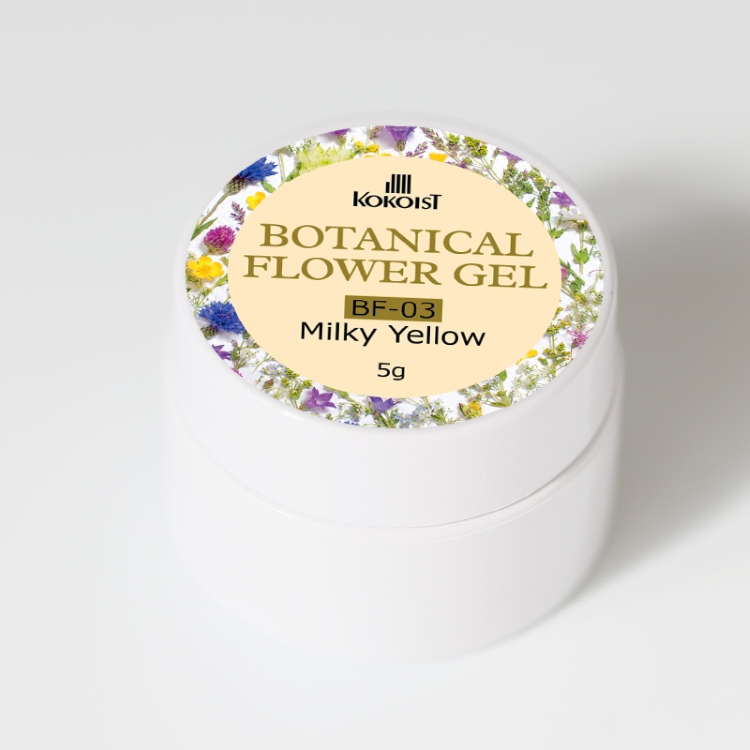 KOKOIST BOTANICAL FLOWER GEL 5g BF-03 Milky Yellow