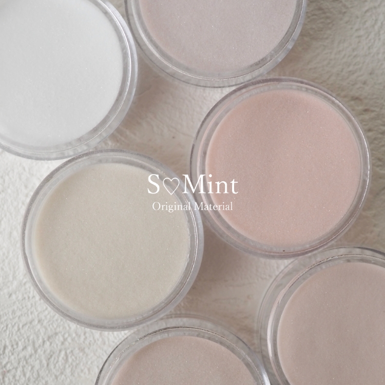 SMint AcrylicPowder Sheer Color 1.Sheer White
