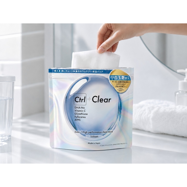 Ctrl+ Clear フェイスマスク 10枚