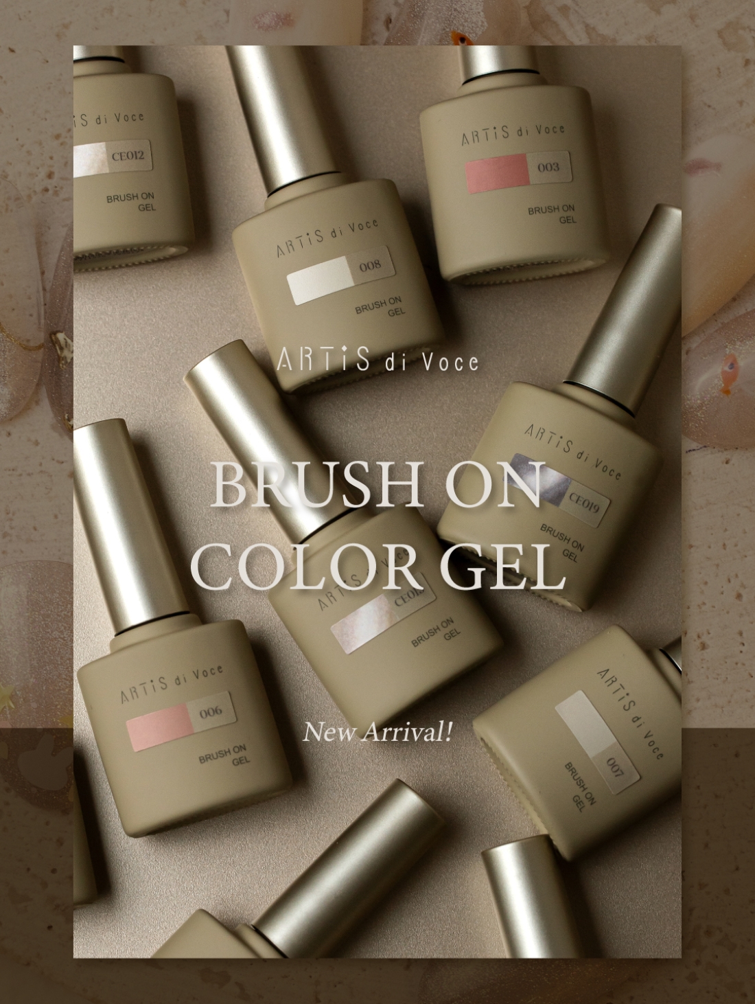 ARTiS di Voce BRUSH ON COLOR GEL 2026.02.24 New Arrival!