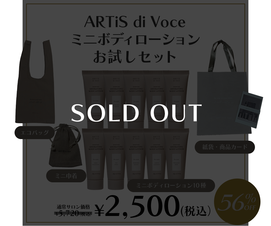 ARTiS di Voce ミニボディローションお試しセット