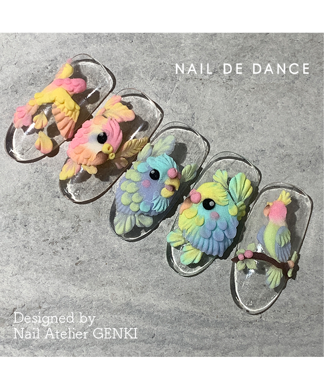 Designed by Nail Atelier GENKI GENKI先生作のアートチップ