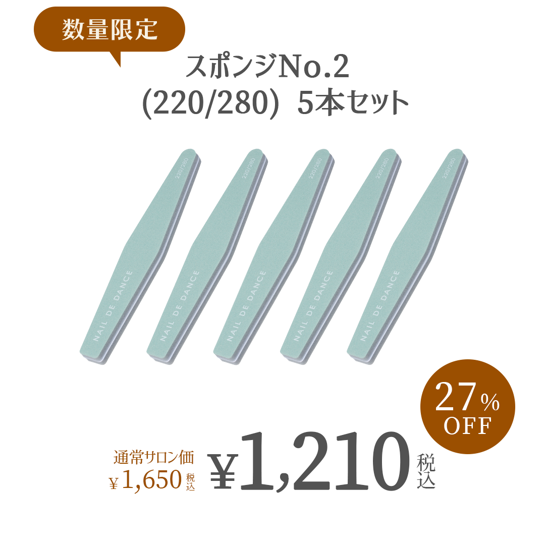 スポンジNo.2 (220/280) 5本セット