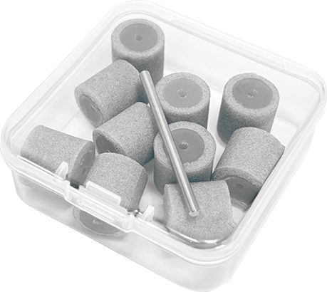 スポンジバッファービット10個入り軸・ケース付きセット #240