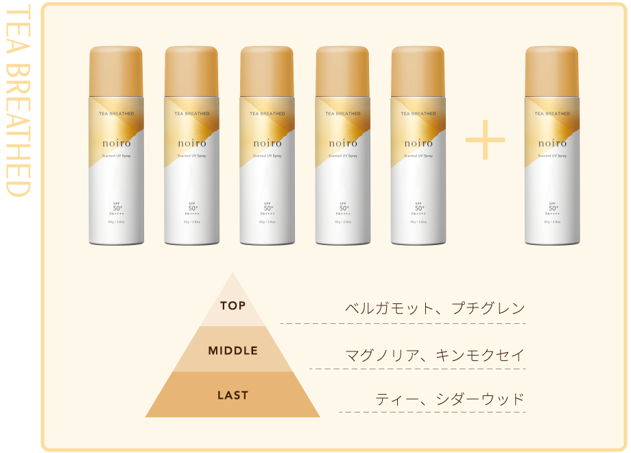 TEA BREATHED-花々がほころぶすっきりとしたティーフローラルの香り-