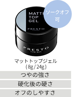 マットトップジェル(8g/24g)