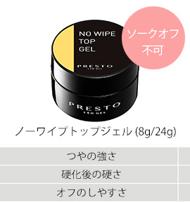 ノーワイプトップジェル(8g/24g)