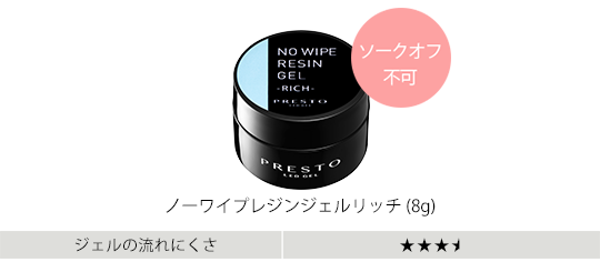 ノーワイプ
レジンジェルリッチ（8g)
